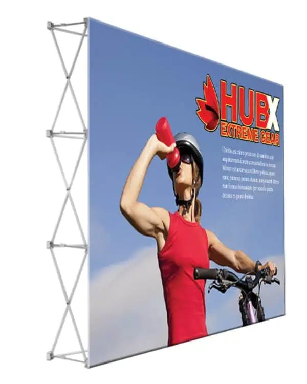 10ft x 7.5ft RPL Fabric Pop Up Display Package