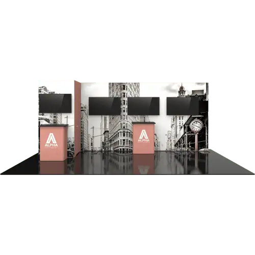 10′ x 20′ Hybrid Pro Modular Backwall Kit 25