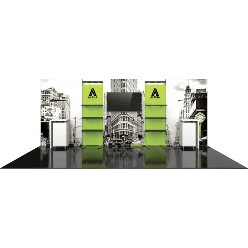 10′ x 20′ Hybrid Pro Modular Backwall Kit 31