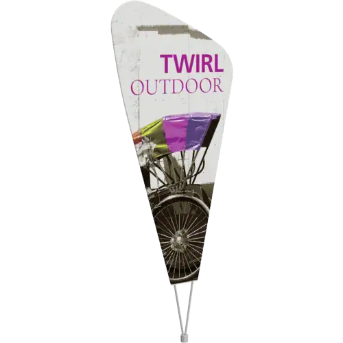 Twirl Outdoor Sign