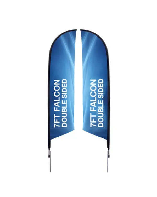 7′ Falcon Flag XSmall Spike Base