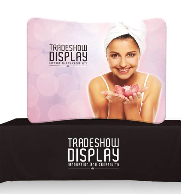 6 ft. EZ Tube Display – Tabletop Curve