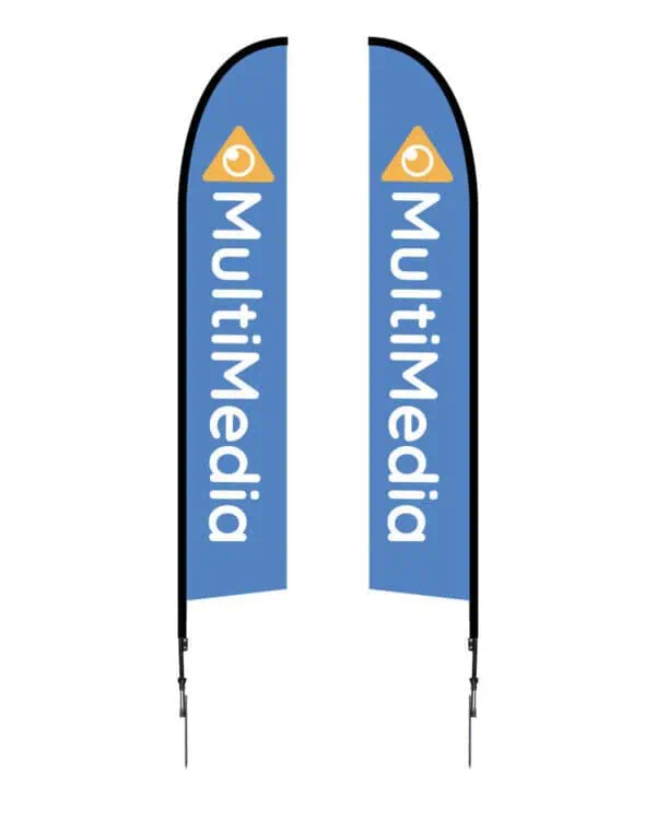14′ Falcon Flag Large Spike Base