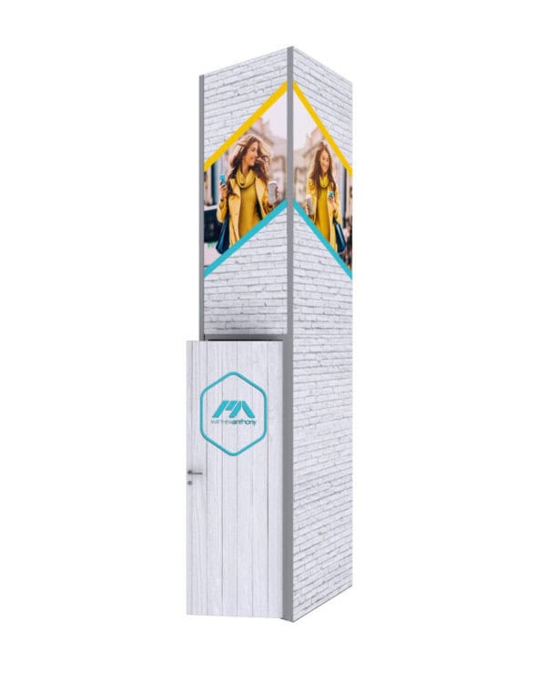 3.5ft x 16ft Modco Modular Tower w/ Door Graphic Package