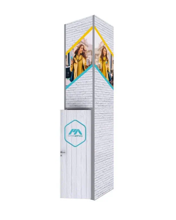 3.5ft x 16ft Modco Modular Tower w/ Door Graphic Package