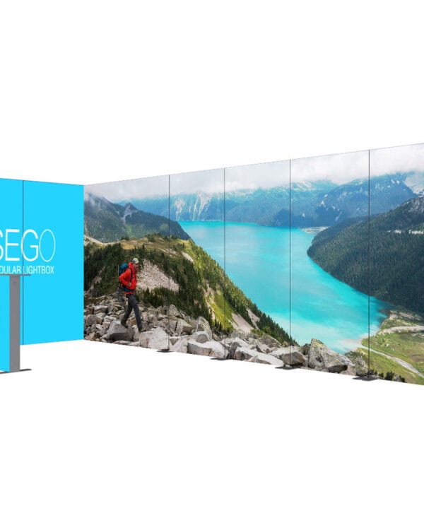 20′ x 10′ Sego Modular Lightbox Display Configuration H