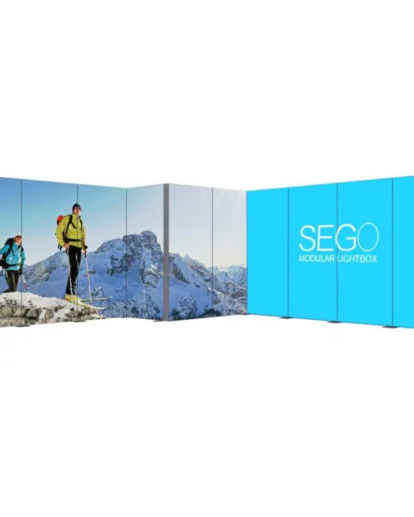20′ x 10′ Sego Modular Lightbox Display Configuration I