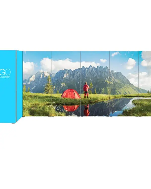 20′ x 10′ Sego Modular Lightbox Display Configuration J