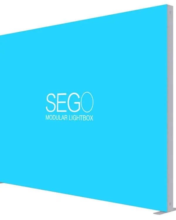 9.8′ x 7.4′ Sego Modular Lightbox Display