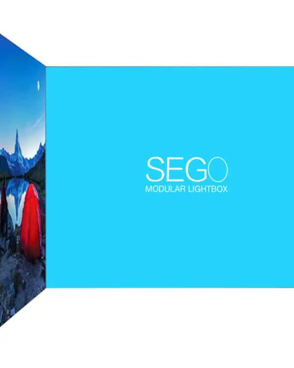 20′ x 20′ Sego Modular Lightbox Display Configuration B
