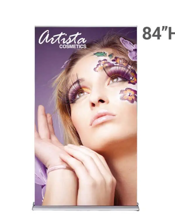 4′ x 7′ Silverstep Retractable Banner Stand