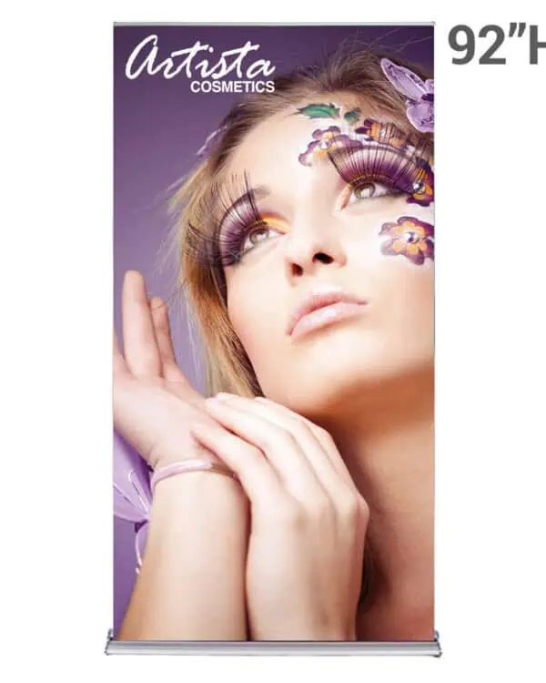 4′ x 7.6′ Silverstep Retractable Banner Stand