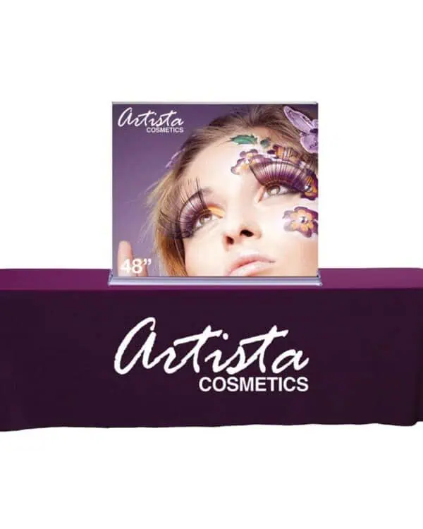 4′ x 5′ Silverstep Retractable Banner Stand Tabletop