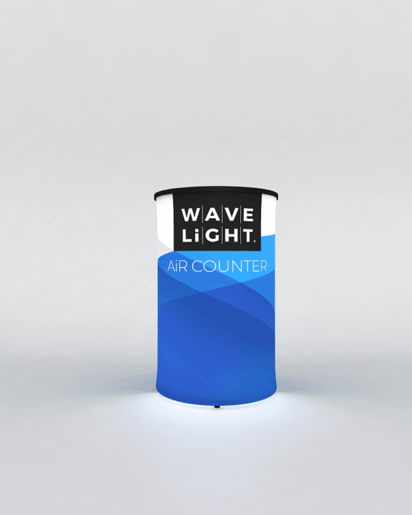 2ft x 2ft x 3ft WaveLight Air Backlit Inflatable Counter – Circular