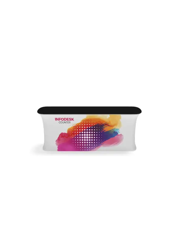 InfoDesk Counter – 3 Panel Straight