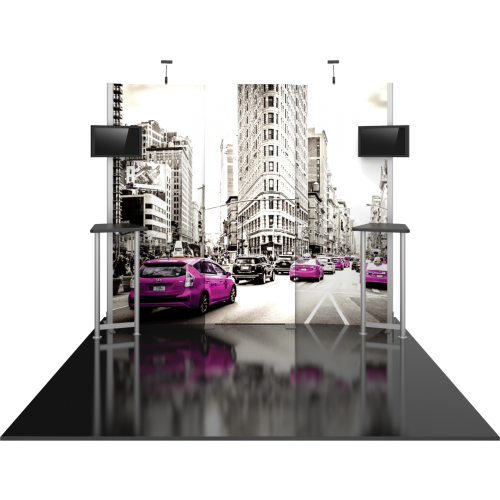 10ft x 10ft Hybrid Pro Modular Backwall Kit 01