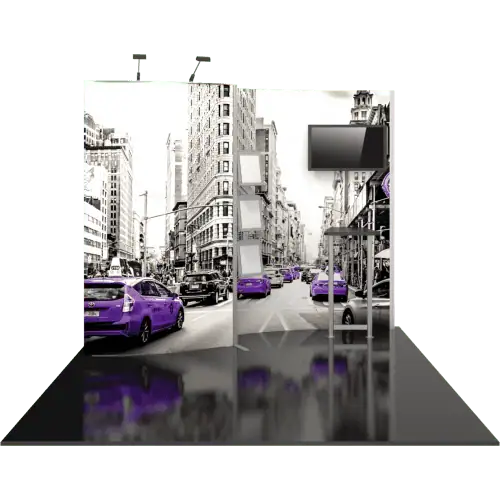 10ft x 10ft Hybrid Pro Modular Backwall Kit 02