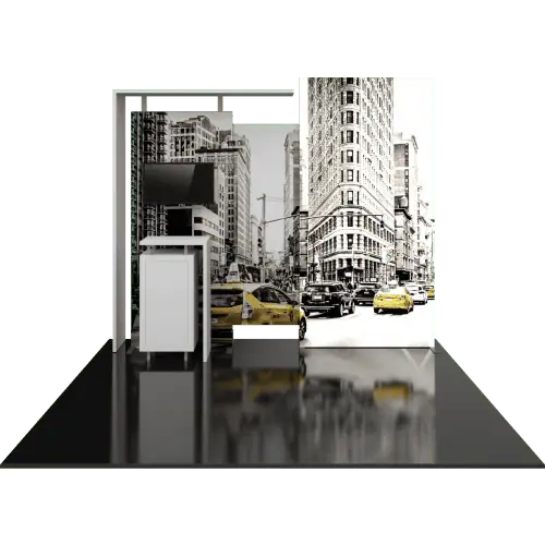 10ft x 10ft Hybrid Pro Modular Backwall Kit 03