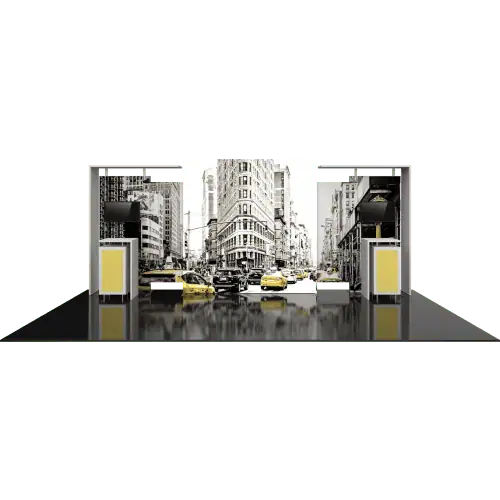 10′ x 20′ Hybrid Pro Modular Backwall Kit 11