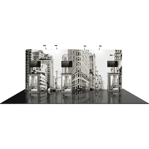 10′ x 20′ Hybrid Pro Modular Backwall Kit 14