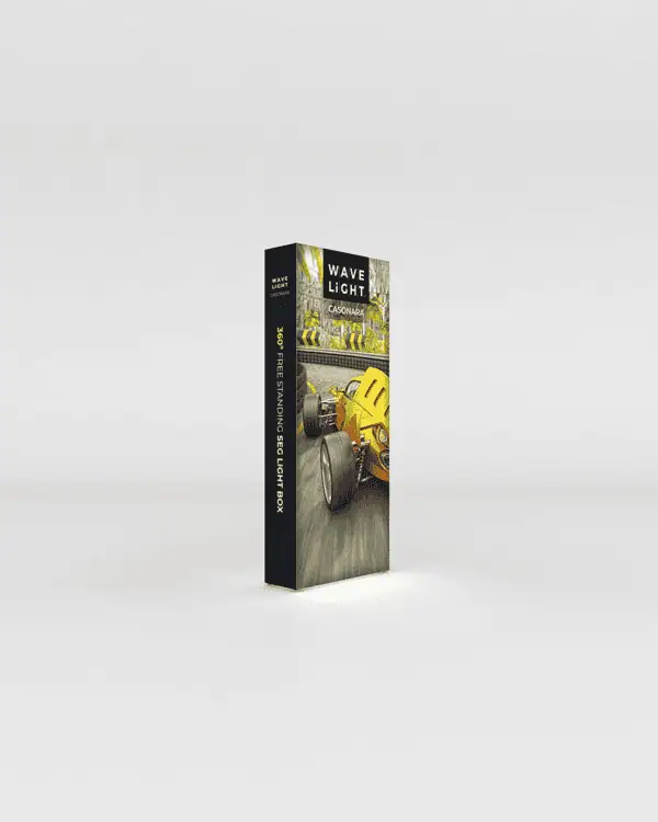 3ft x 8ft Wavelight Casonara SEG Light Box Display