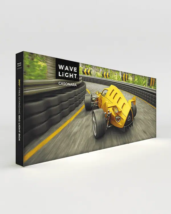 18.5ft x 8ft Wavelight Casonara SEG Light Box Display