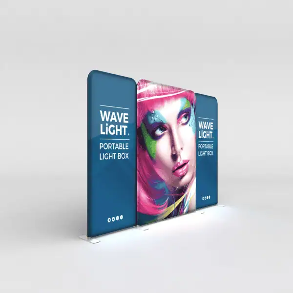 WaveLight Backlit Display Kit 07 │ Backlit Booth Kit │ DisplayVibe